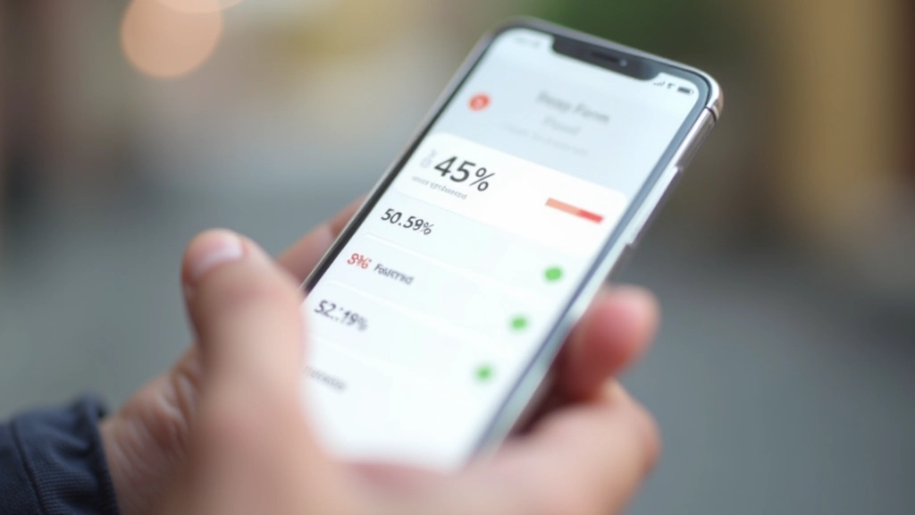 Mobilní formulář s responsivním indikátorem